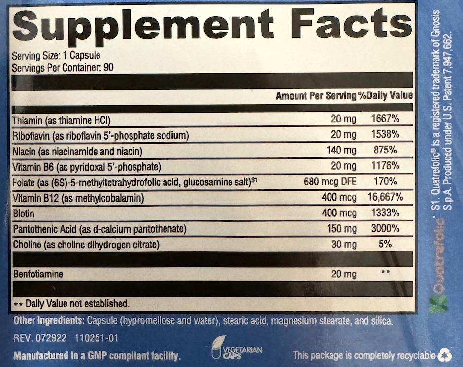 Premier Active B Complex