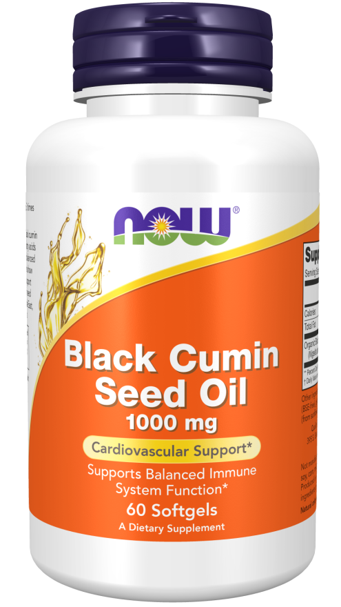 NOW Black Cumin Seed Oil 1000 mg Softgels